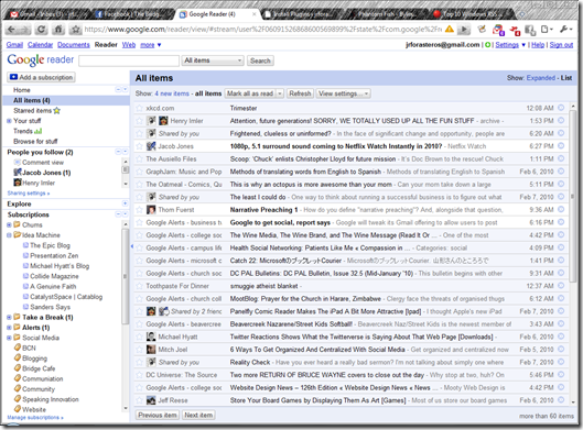 Reader Screen Shot