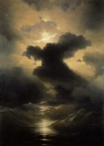 Chaos A painting of Genesis 1:2. It's so sweet.
