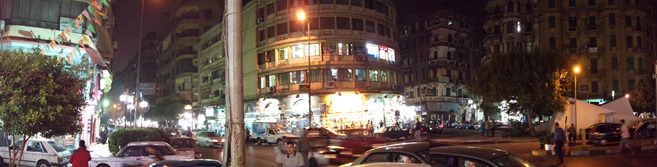 Cairo at night - as busy and bustling as any major US city - just dirtier and marginally smellier...