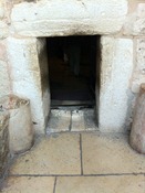 The very low doorway into the Church of the Nativity. I'm not sure if they were just very short back then, or if they wanted to make sure you bowed on your way in...