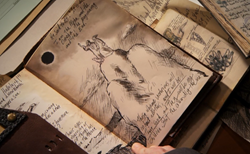 Dexter 0612-Gellar's Sketch of the Two Witnesses and the Lamb