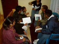 One of the study groups I put together in Guatemala in order to figure out where they were.